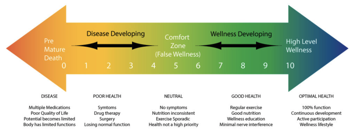wellness and illness continuum